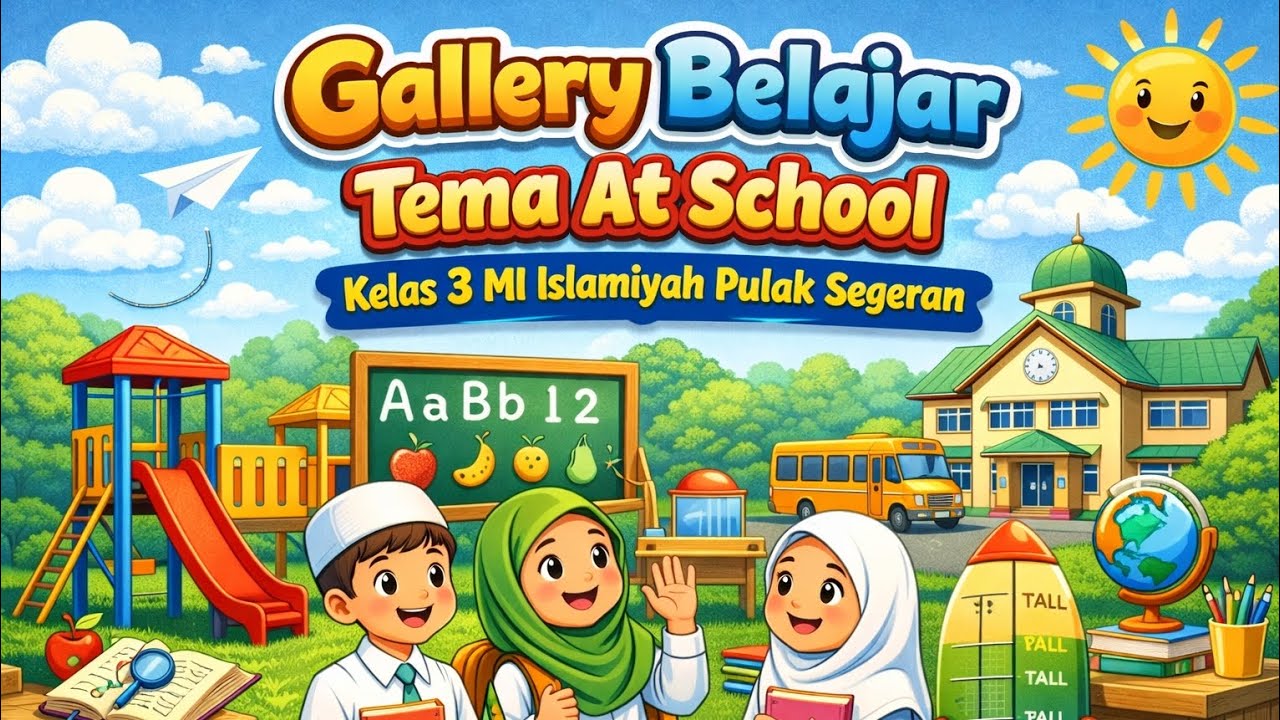 Gallery Belajar Kelas  3 25.26 Tema At School