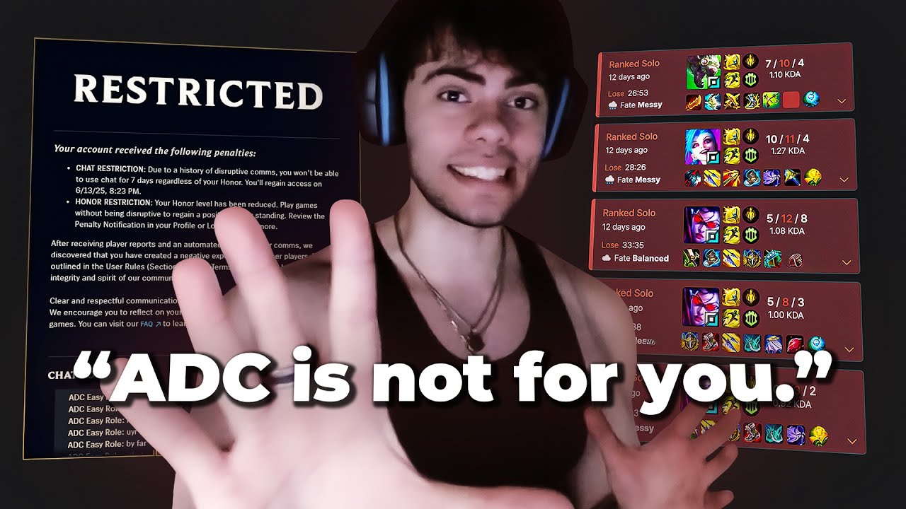 Я играл в ADC 400 игр и был ЗАБАНЕН: вот жестокая правда...