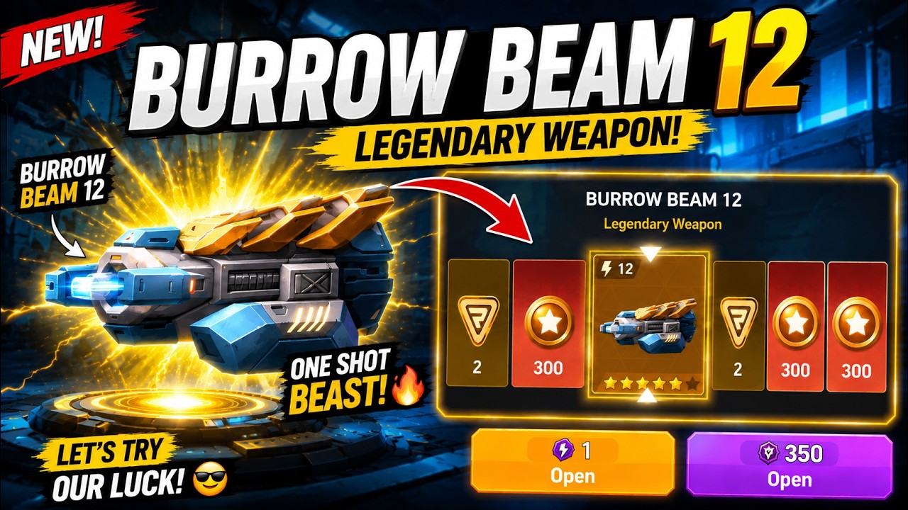 😱 ARE U RISKING YOUR 7000 ACOINS FOR BURROW BEAM 12... WAS IT WORTH IT?! 🤯🔥 🚨| Mech Arena