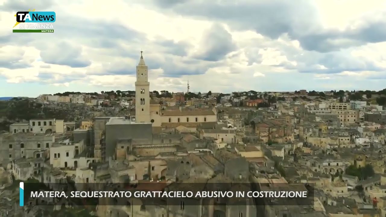 Matera, sequestrato grattacielo abusivo in costruzione