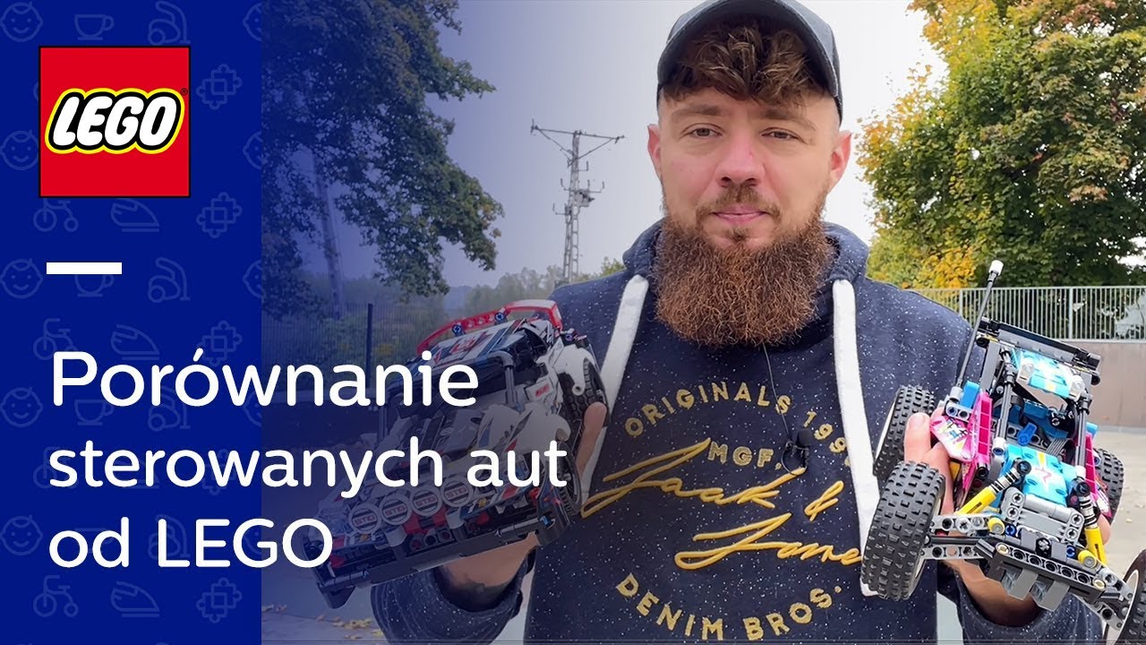 Top Gear 42109 vs Łazik Terenowy 42124 | 🏎️ Gościnnie: @BrodatyGeek 🧔🏻