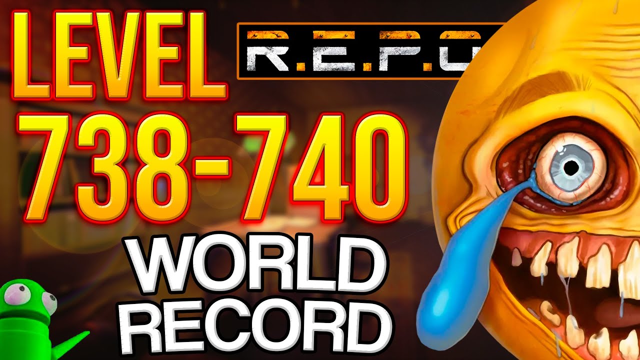 R.E.P.O. Solo World Record Level 738-740 | EXTRACTION FAIL!💀