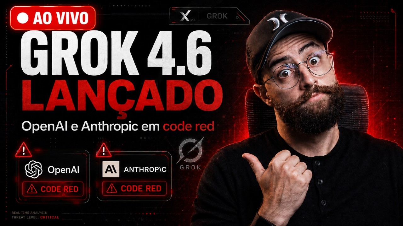 Grok 4.6 est&aacute;  absurdo - testando ao vivo