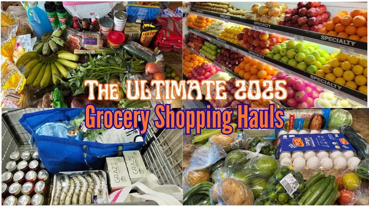RELAXING ASMR | 6 HOURS Grocery Hauls + Prices | 2025 Grocery Shopping Compilation Part 2