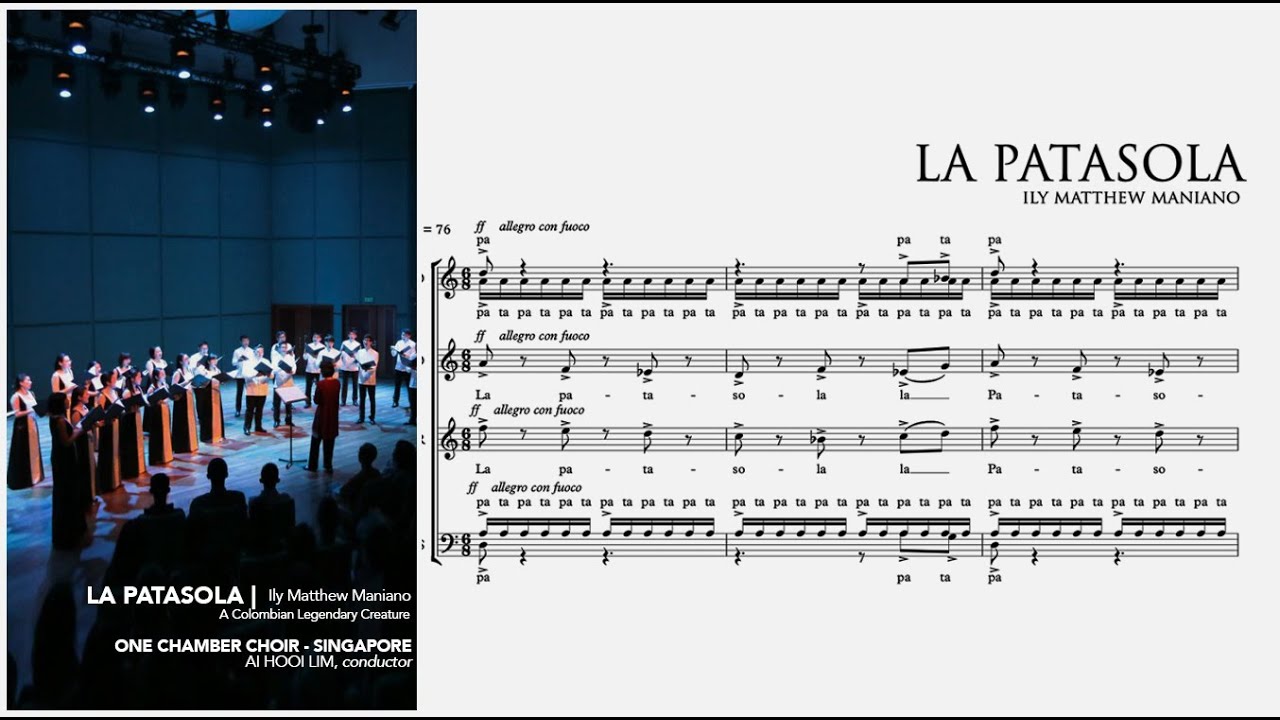 La Patasola - Score Video | One Chamber Choir