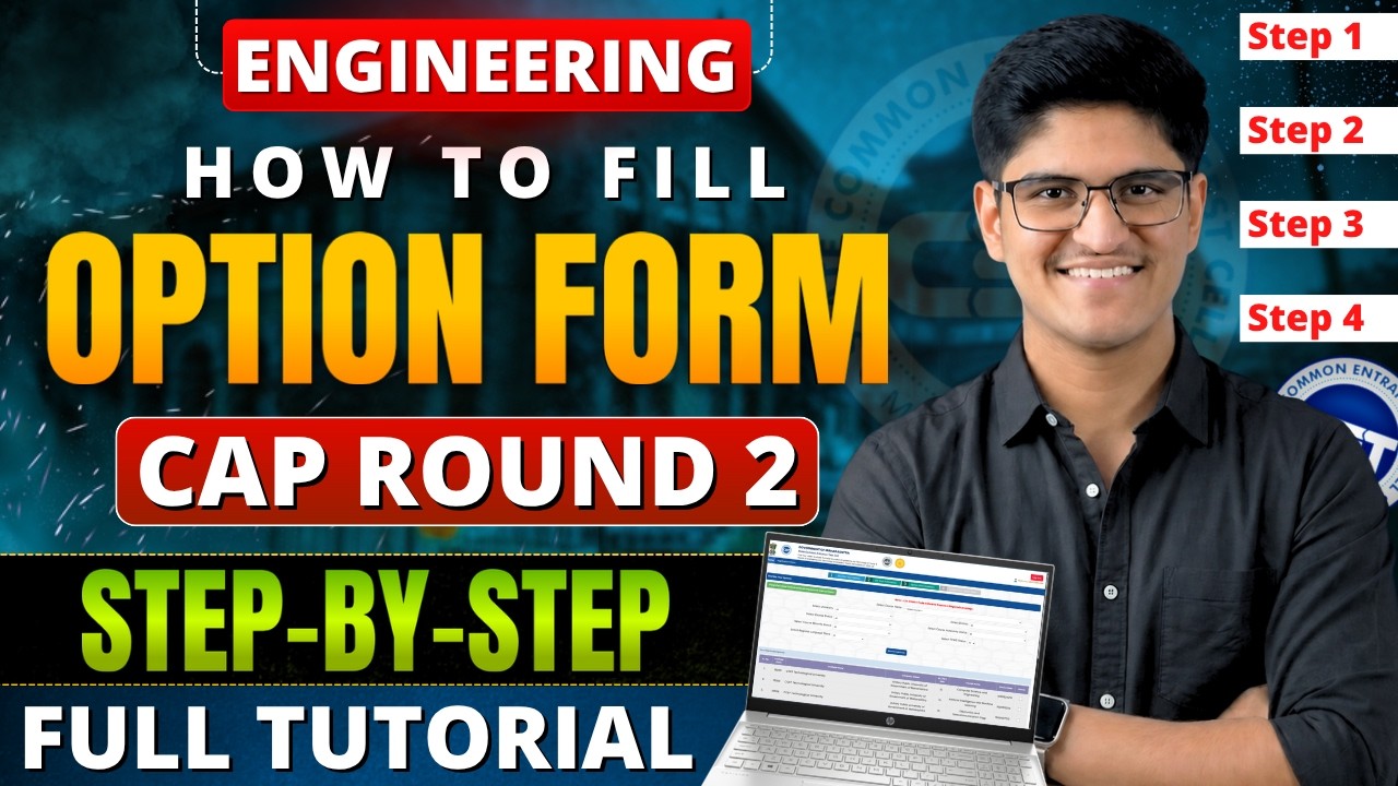 CAP Round 2 Option Form Filling Started | How To Fill CAP Round 2 Option Form | Engineering