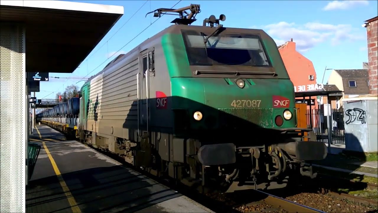 Trains marchandises FRET SNCF et autres et TER French Freight Cargo Trains Circulation ferroviaire