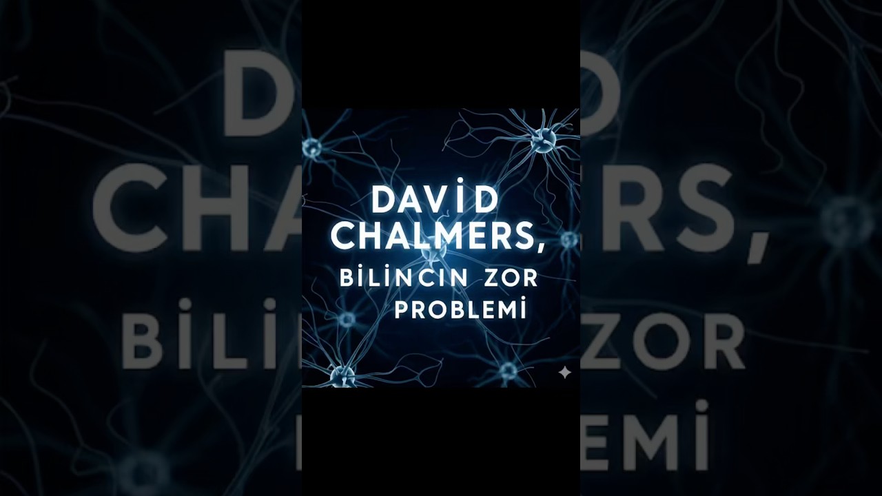 Bilincin Zor Problemi /The Hard Problem of Consciousness /David Chalmers #zihinfelsefesi