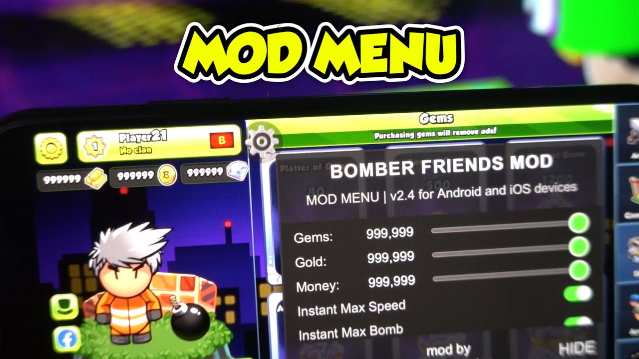 Bomber Friends Hack Unlimited Gems and Gold Works on iOS Android 💣💎