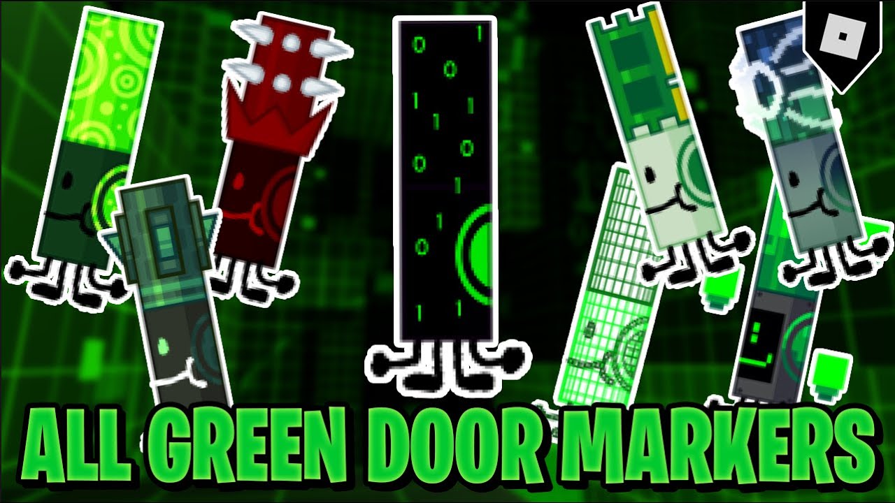 How to get ALL GREEN DOOR MARKERS + BADGES in FIND THE MARKERS || Roblox