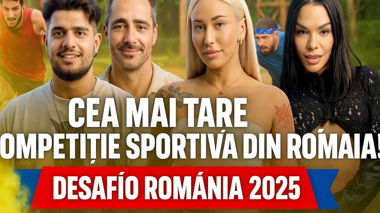 DESAFIO ROMÂNIA:Cea mai intensă competiție sportivă a momentului |Am aflat concurenții primei ediții