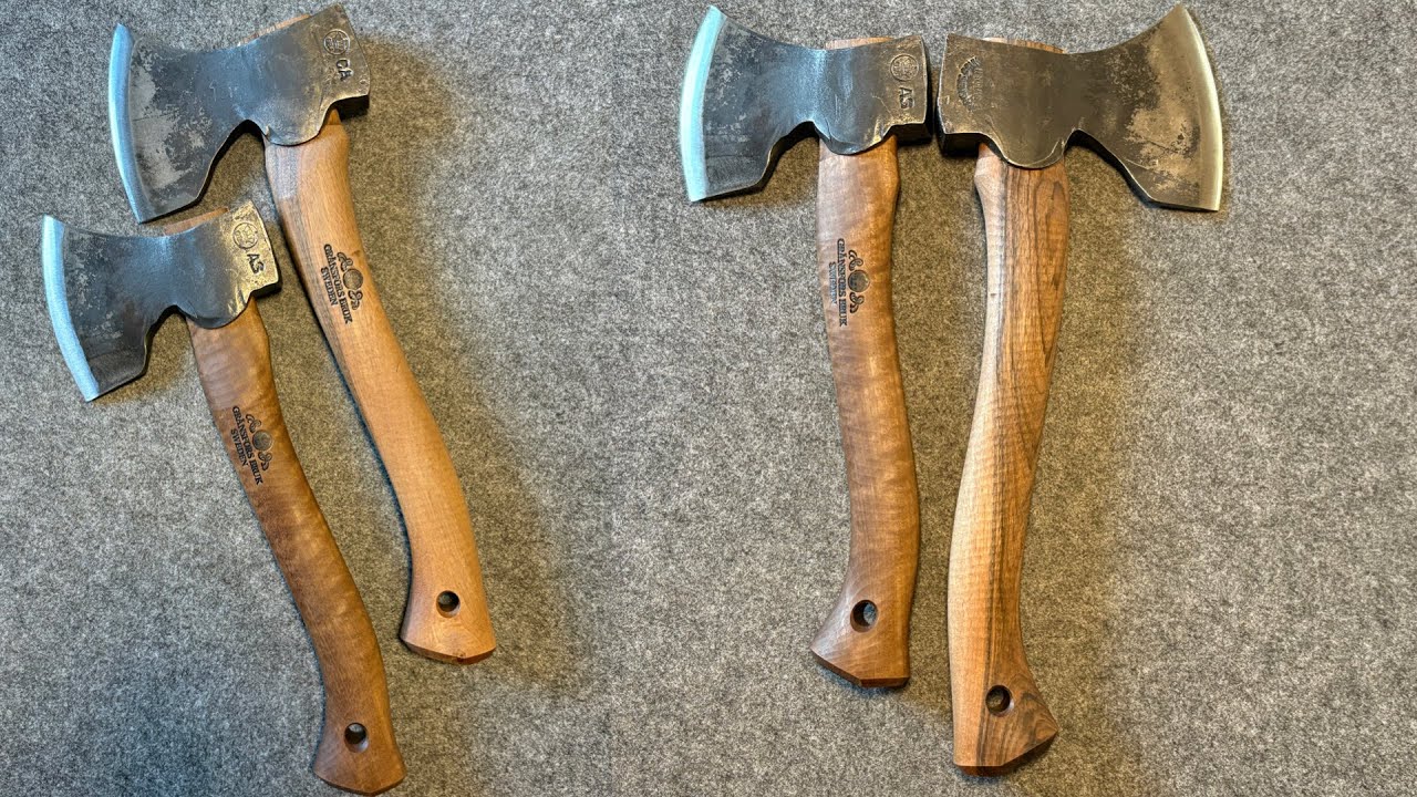 Gränsfors Bruk Schnitzaxt kleine & mittlere, Wildmarksbeil, Outdoor Axt, Forstbeil @gransforsbruk 