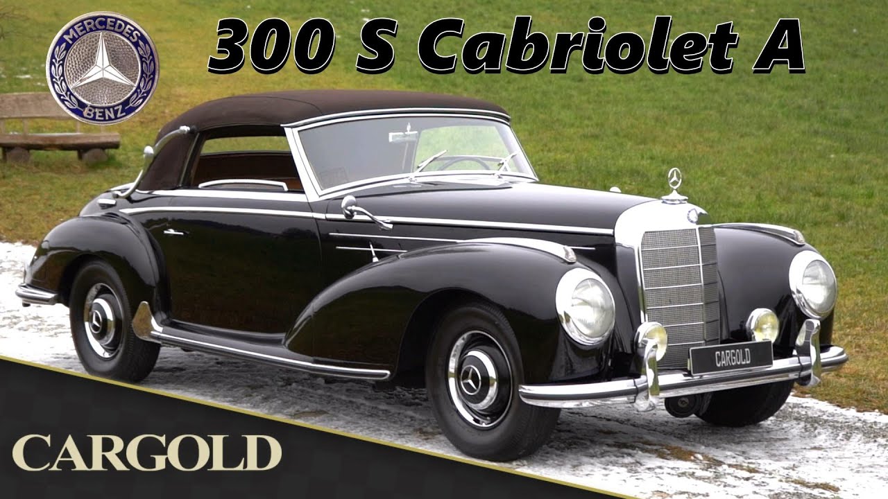 Mercedes 300 S Cabriolet A, 1953, Daimlers Spitzenprodukt der 50er Jahre, Rarität