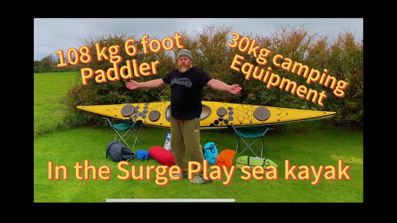 Finding the maximum load weight of the surge play sea kayak, sea trails of the surge play #seakayak