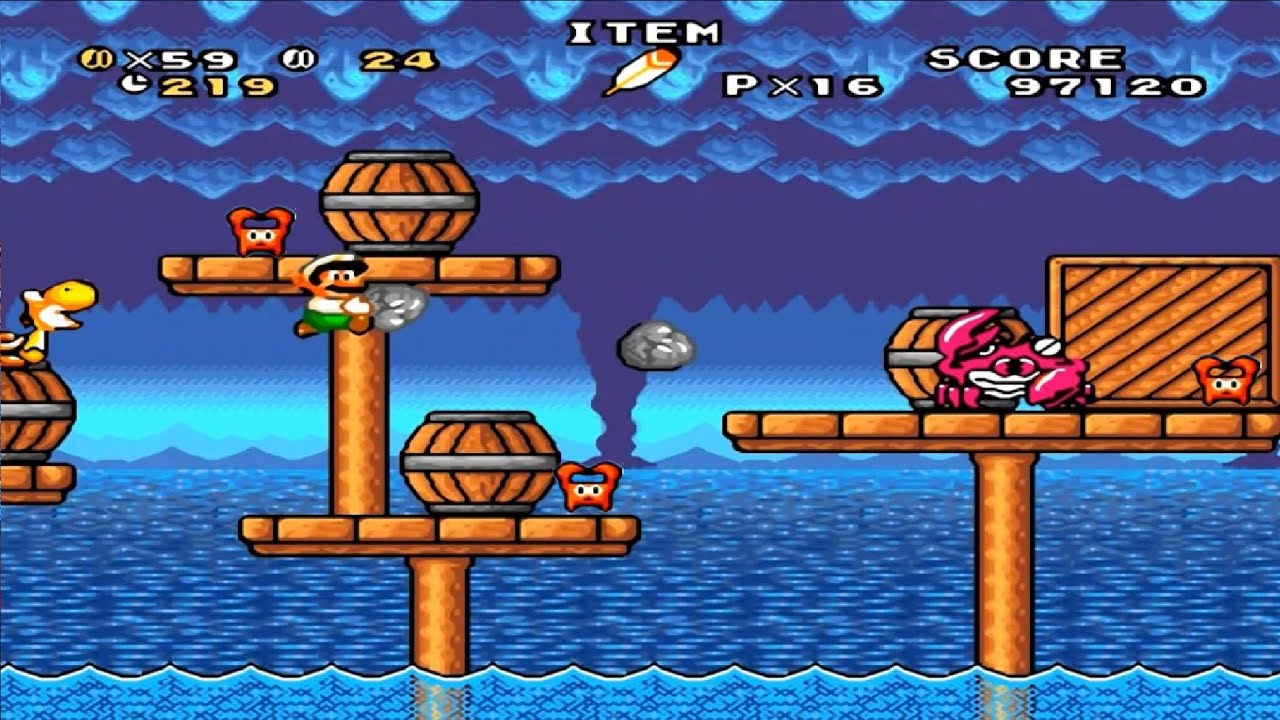 Super Mario Bros HD: Bowser's Revenge: World 2: The Beach
