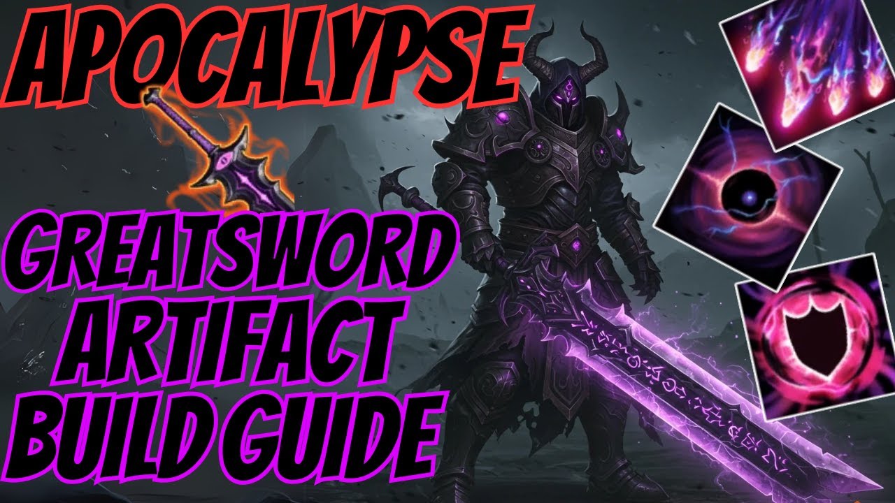 Apocalypse l Weapon Artifact Greatsword Build for PvP l V Rising 1.1