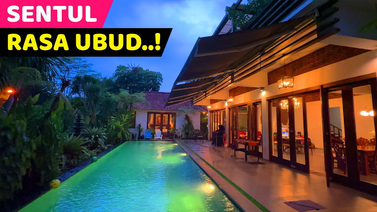 VILLA MEWAH RASA UBUD MULAI 3JT-AN, MUAT 25 ORANG... | Villa Sendja Sentul | Villa Bagus di Bogor