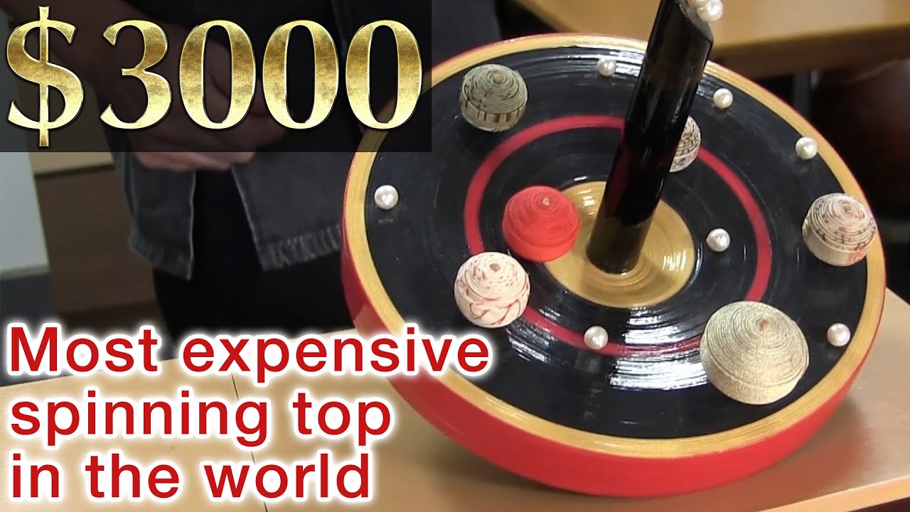 The world's most expensive spinning top  Luxurious specifications with pearls 【Japan kyoto】