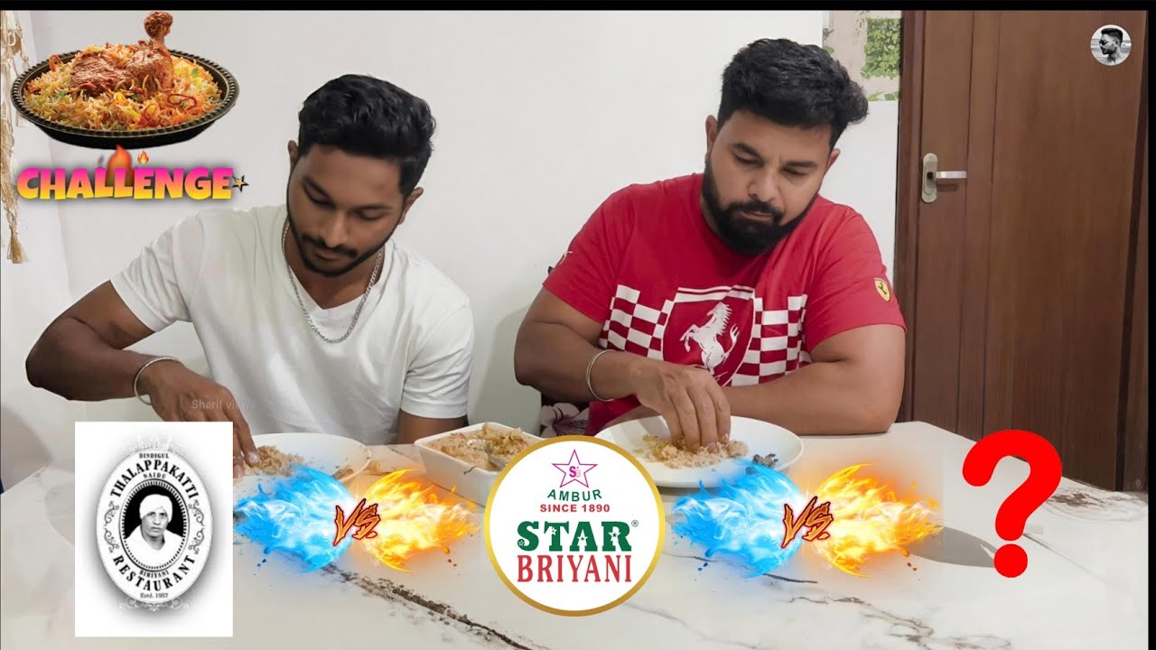 Briyani Challenge🤤| Rating Briyani at 3 Different Restaurant😍 |Thalapakatti vs StarBriyani Vs ..?