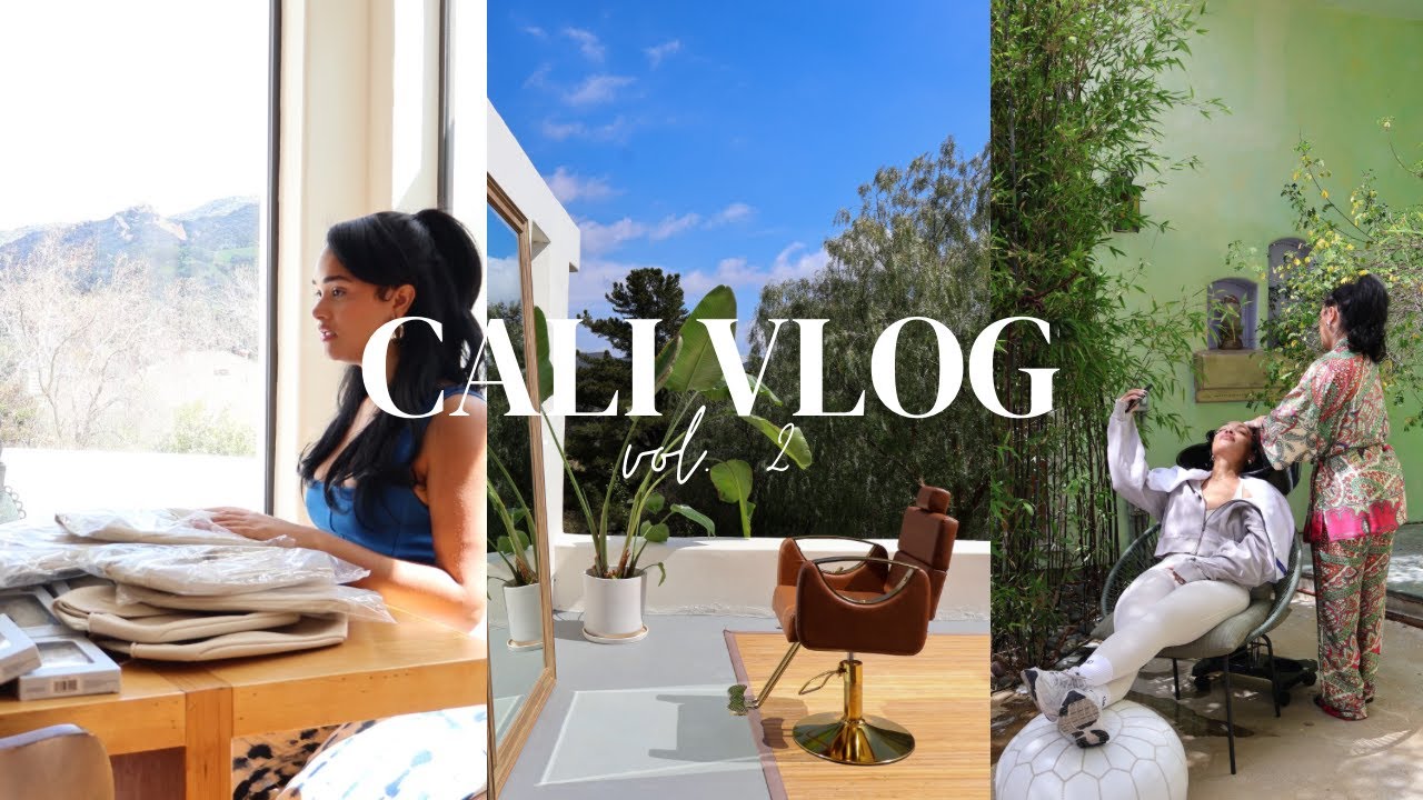 CALI POP UP VOLUME II | ALL THE GIRLS ARE BACK! + DOING HAIR OUTSIDE + SIGNATURE STYLES