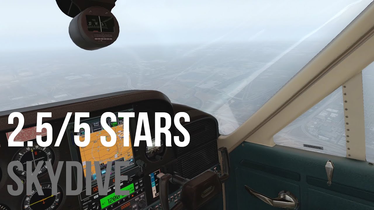 X Plane 11| Carenado | Cessna 177 | KSLC Skydive Part 1