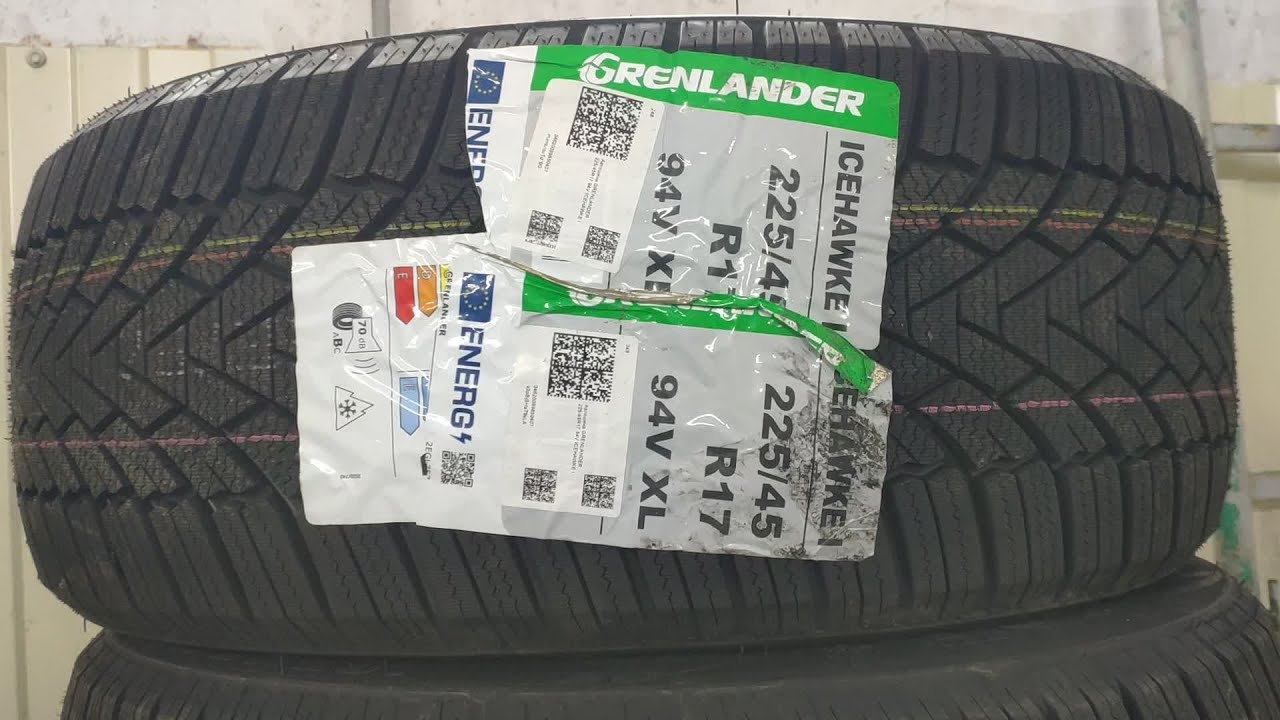 Китайские шины обзор и тест GRENLANDER icehawke 2021#shorts