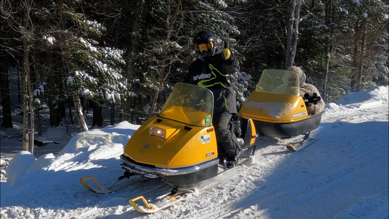2024 Snodeo Vintage Snowmobile Show in Old Forge