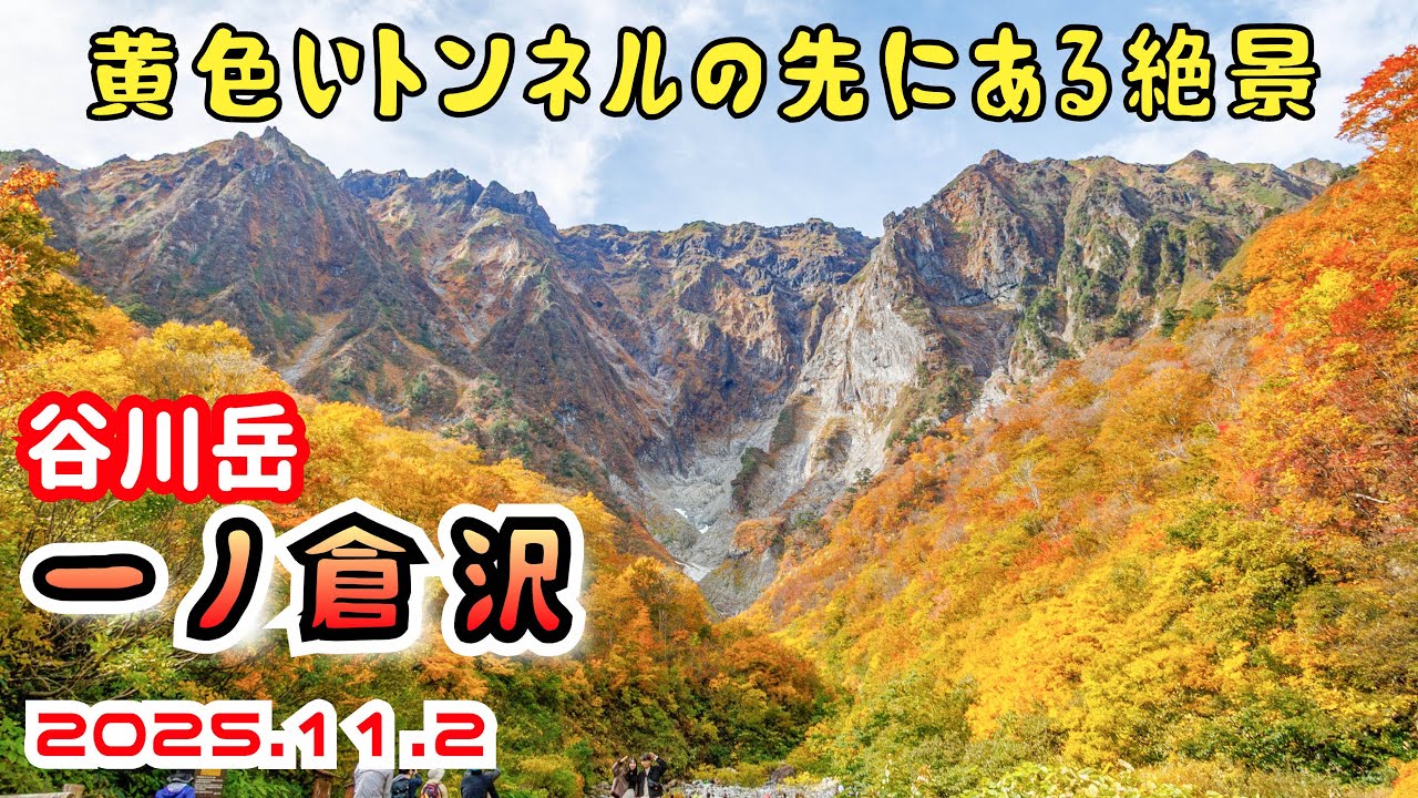 【谷川岳  一ノ倉沢】紅葉真っ盛り 今が見頃な一ノ倉沢の紅葉は絶景でした 犬連れ #ぐんまちゃん