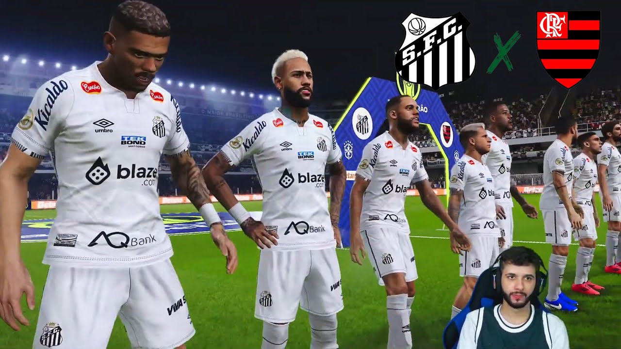 RAFÃO FAZ FLAMENGO X SANTOS NO PES 2025!