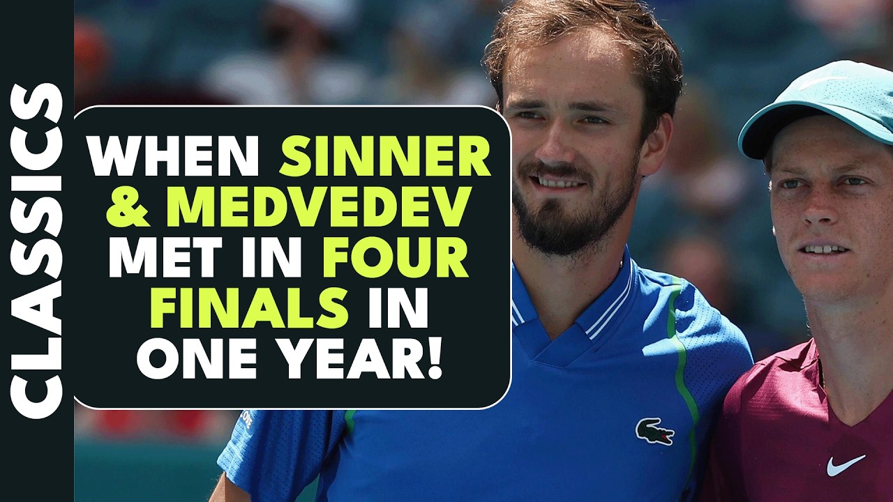 When Sinner and Medvedev Played FOUR Finals in One Year 🥵