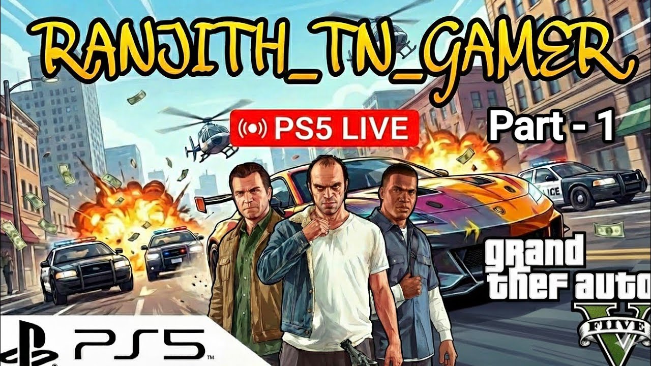 PS5: GTA 5 STORY MISSIONS-PART 1️⃣