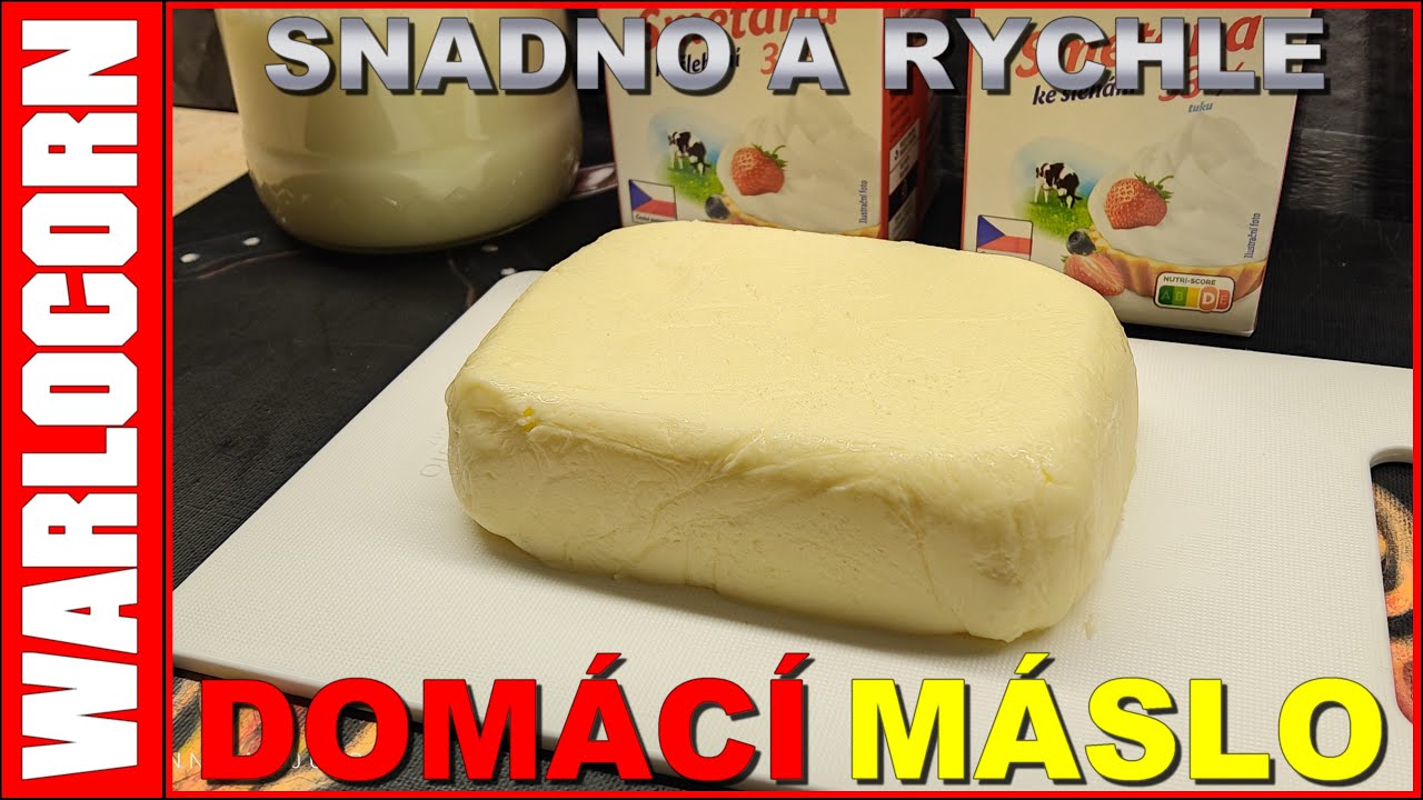 Máslo doma snadno a rychle #warlocorn
