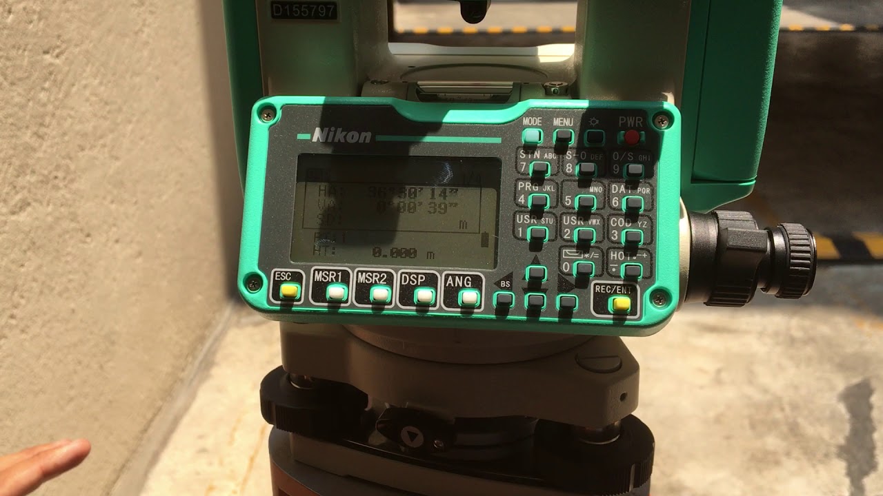 Video 2/17 Nikon total station NPL-322+5
