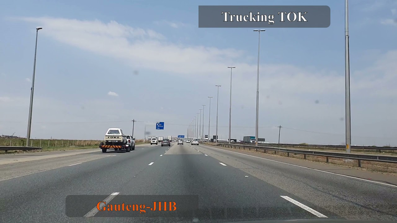 R21 FREEWAY DRIVING TO O R TAMBO INT`L AIRPORT - SOUTH AFRICA🇿🇦