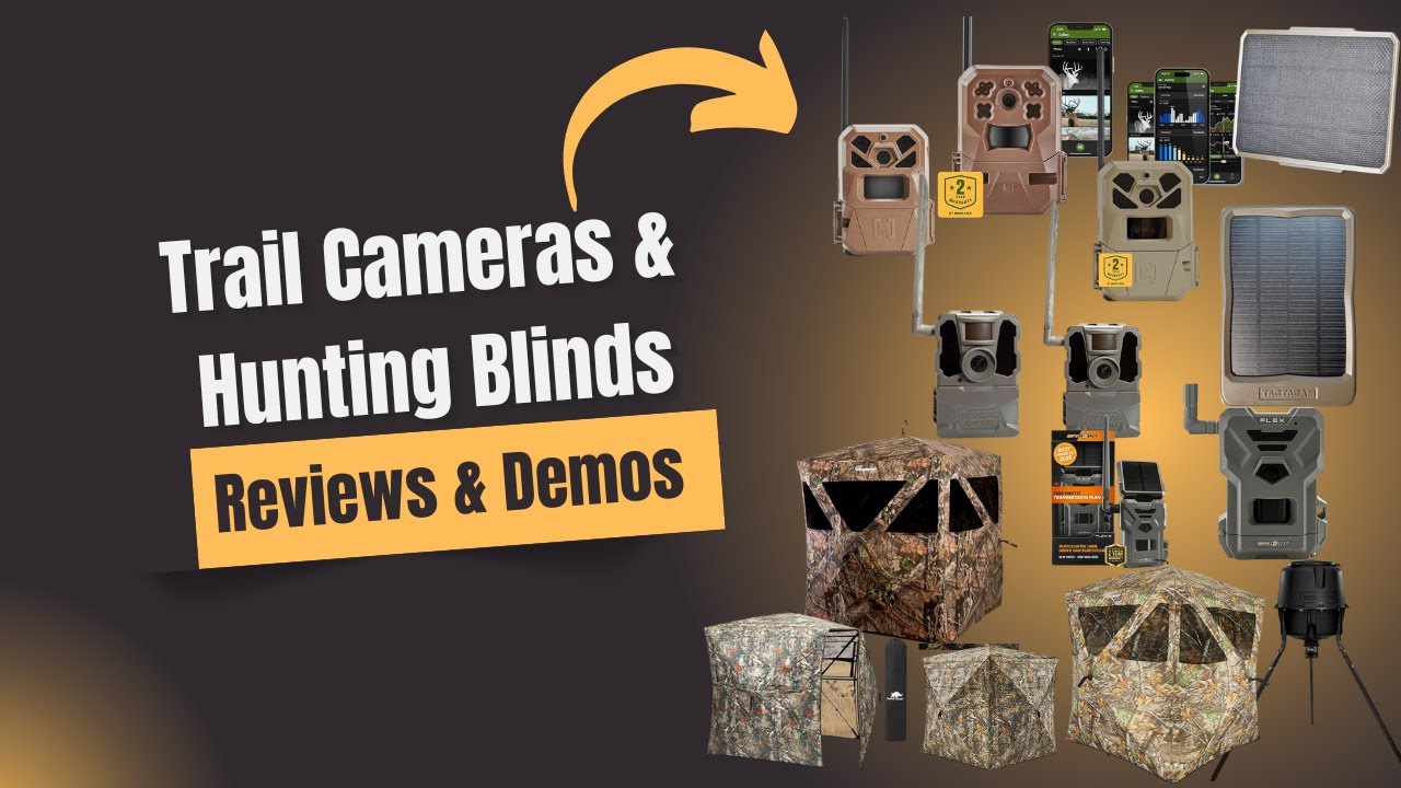 Trail Camera Comparison: Moultrie vs Tactacam vs SPYPOINT + Hunting Blinds