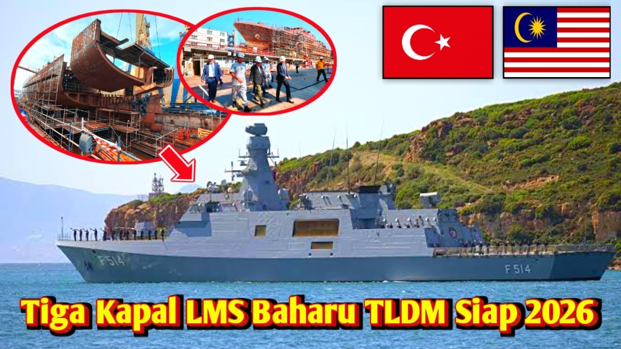 MINDEF Malaysia: Tiga Kapal LMS Baharu Bakal Perkuat TLDM 2026
