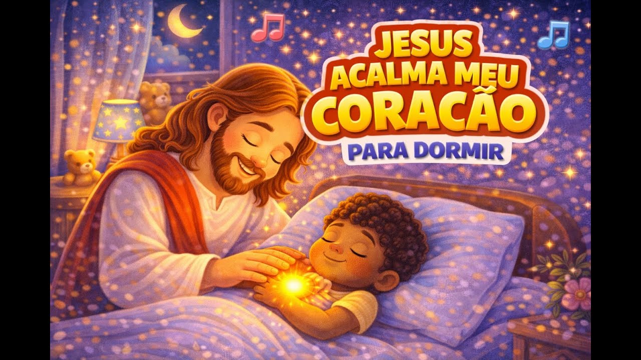 Musica de Ninar 💛🌙 Jesus Acalma Meu Coração | Musica para Dormir