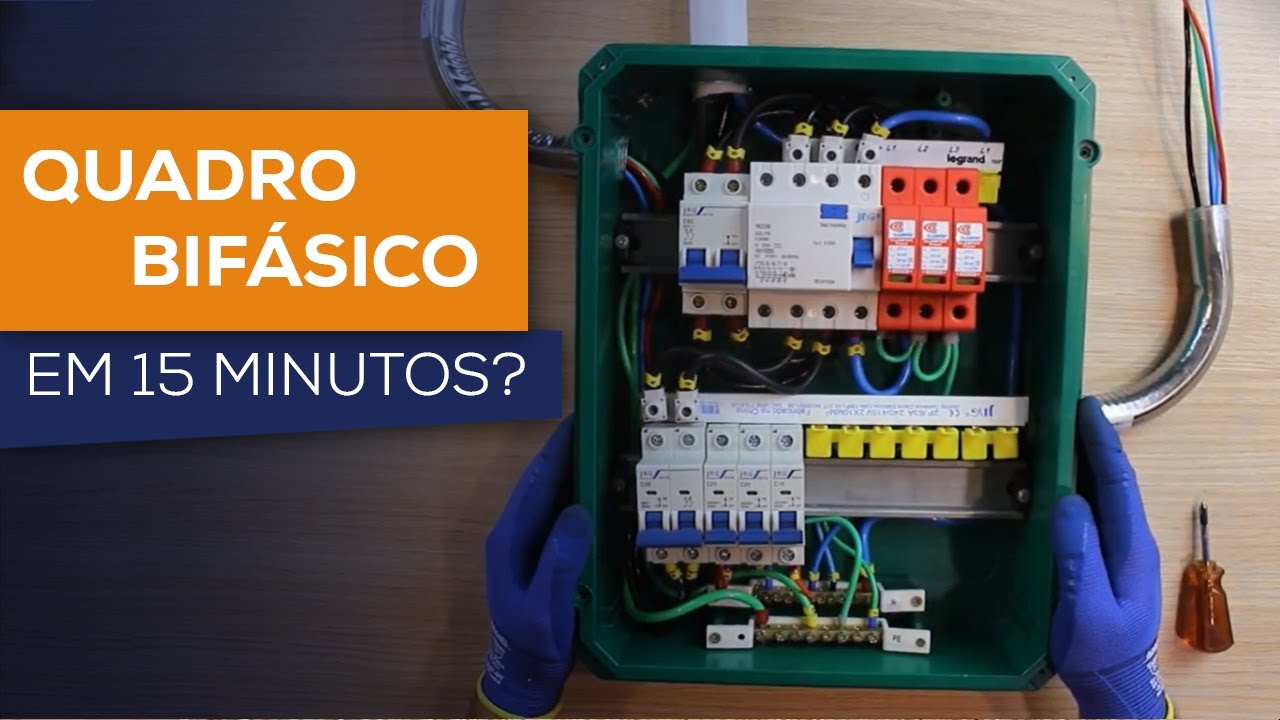 Como montar quadro de distribuição bifásico sem erros