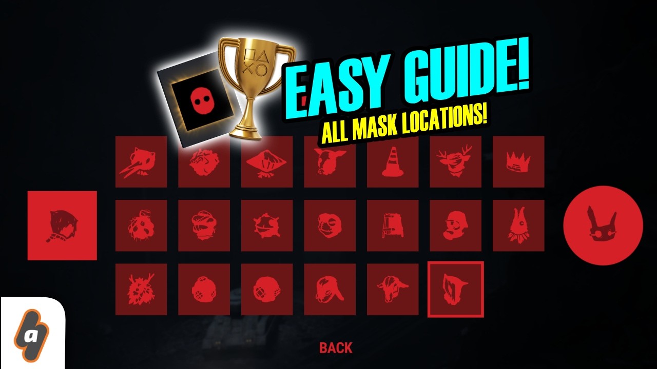EASY GUIDE: ALL Mask Locations (Beneath the Mask Trophy) | Reanimal