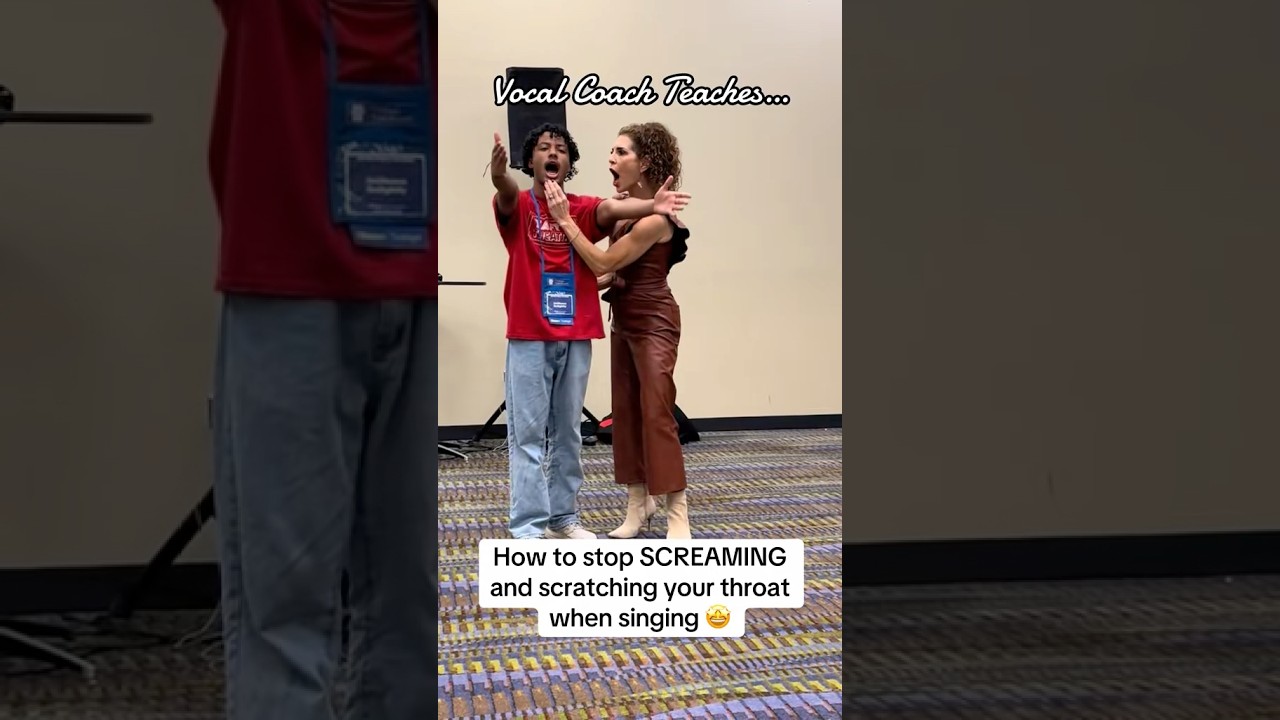 STOP Screaming When You Sing! Vocal Coach Fixes Scratchy Voice in 30 Seconds