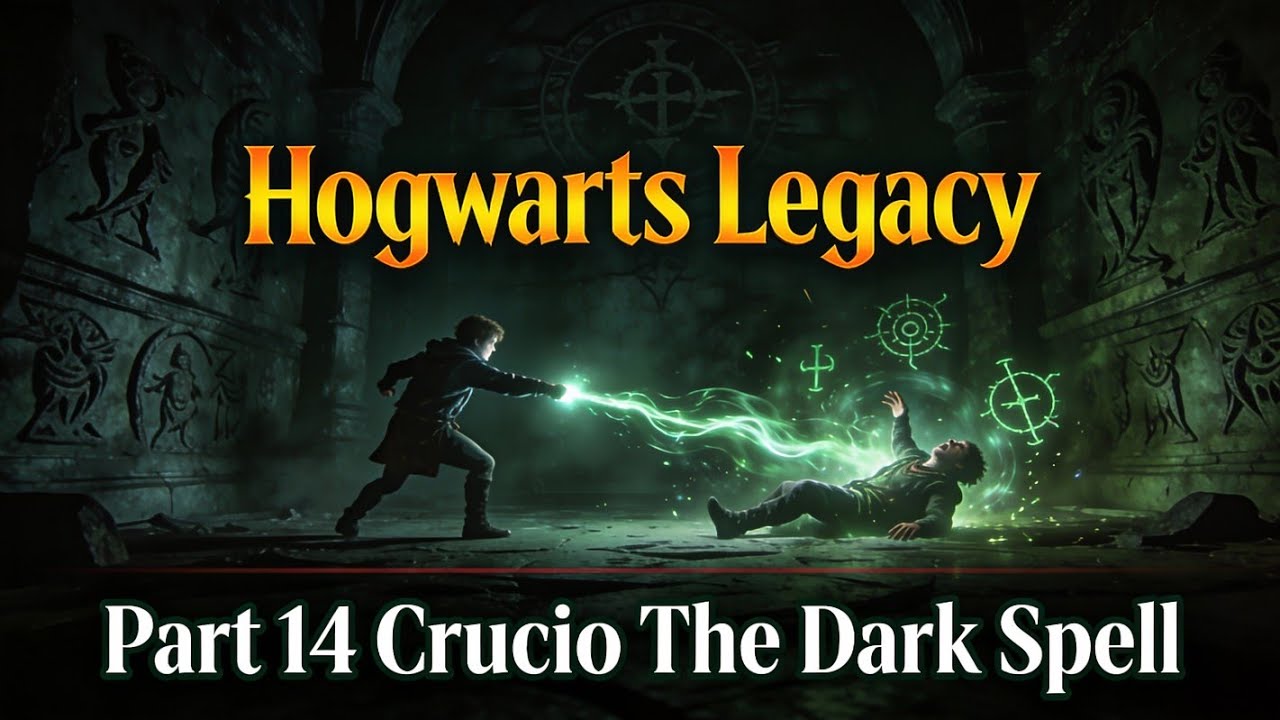 Игровой процесс Hogwarts Legacy – Изучение Круцио (Тёмного заклятия) | Часть 14