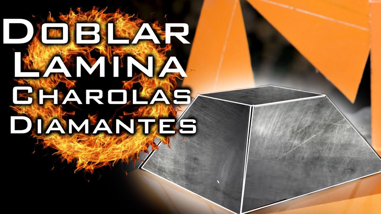 ¿Como Doblar lamina para Hacer Charolas o Diamantes de forma casera ?
