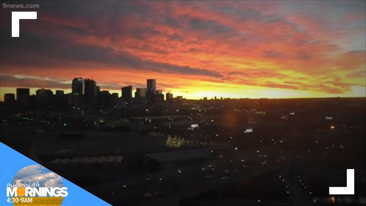 Sunrise over Denver on Nov. 17, 2020