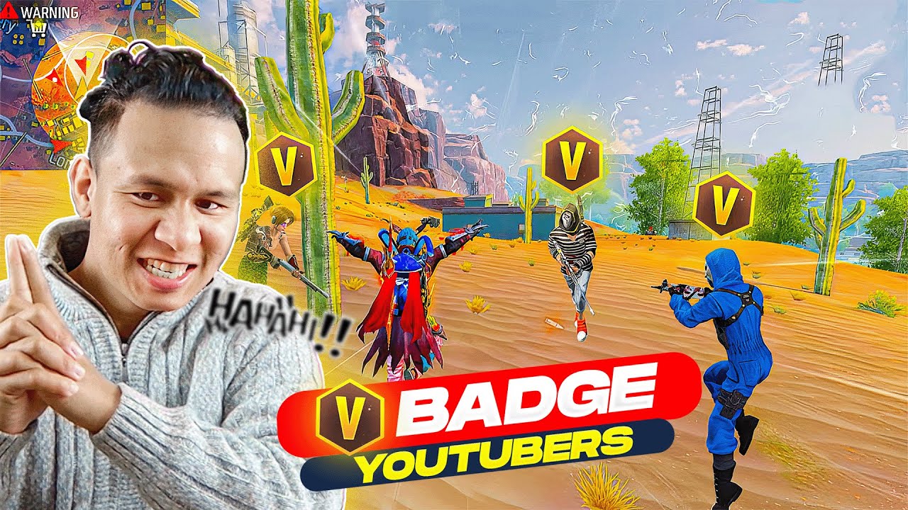 Pro V Badge Youtubers Lobby In Grandmaster Rank I Tonde Gamer | Free Fire Max