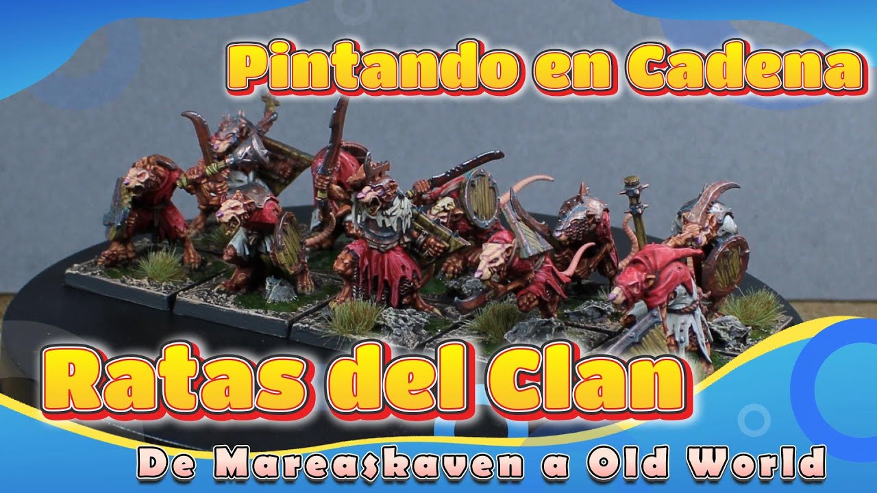 Pintando en Cadena: Skaventide, Guerreros del Clan para Old World