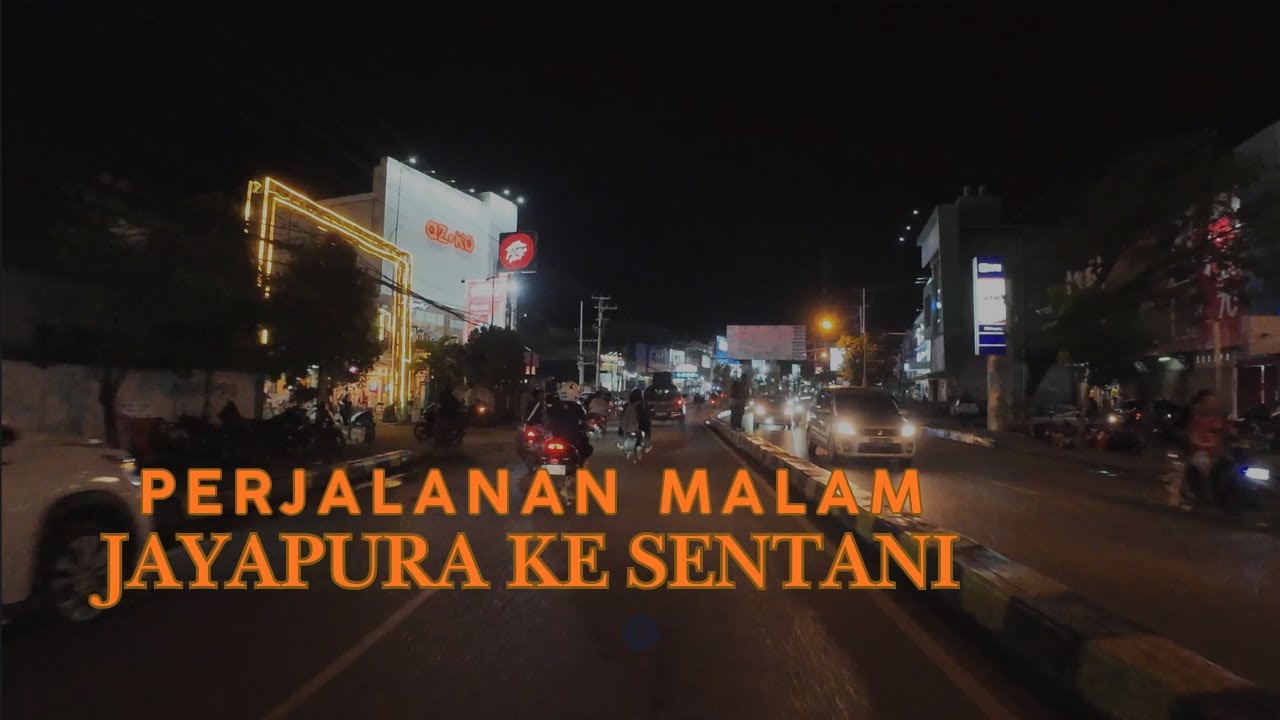 Night Ride Jayapura – Sentani | Suara Jalan & Motor Malam Hari