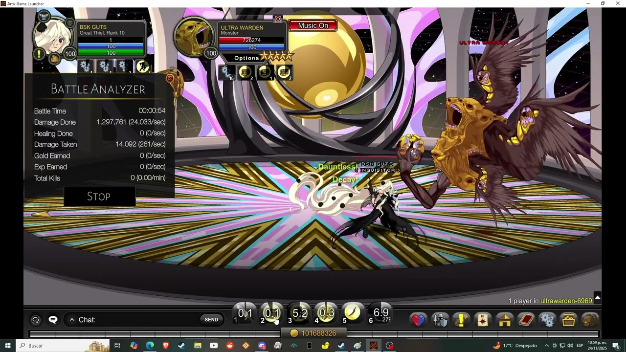 [AQW] Solo UltraWarden (Great Thief)