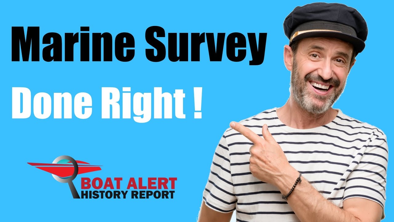 That's how you do a pre-purchase boat survey RIGHT !