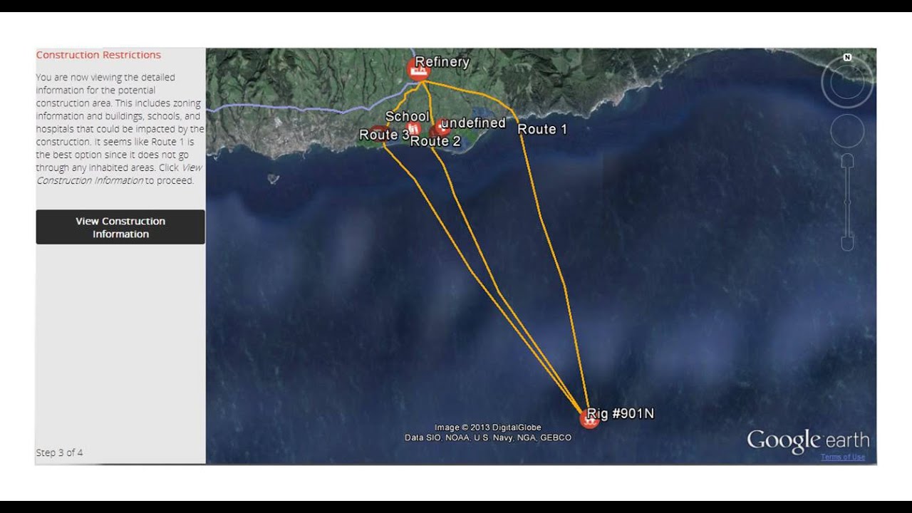 How Google Maps enable Pipeline Routing in Oil & Gas?