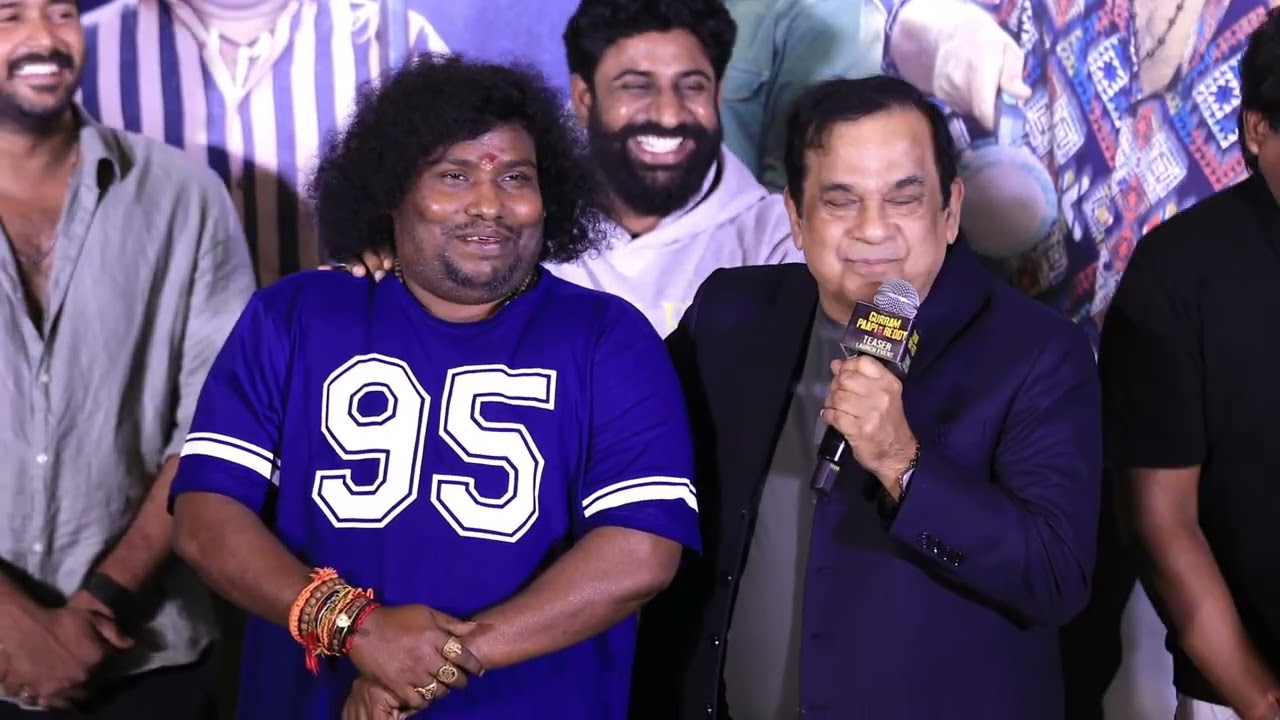 Hasya Brahma Brahmanandam Speech at Gurram Paapi Reddy Teaser Launch Event | YouWe Media